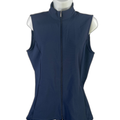 Greg Norman Women's Blue Sleeveless Full Zip Golf Vest - S