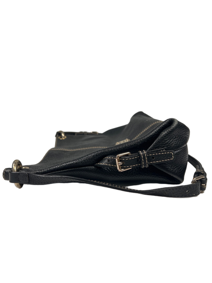 Dooney & Bourke Women's Black Leather Pebble Grain Crossbody Shoulder Purse image 3