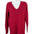 Lole Women's Red Long Sleeve Cozy Martha V-Neck Sweater - XS