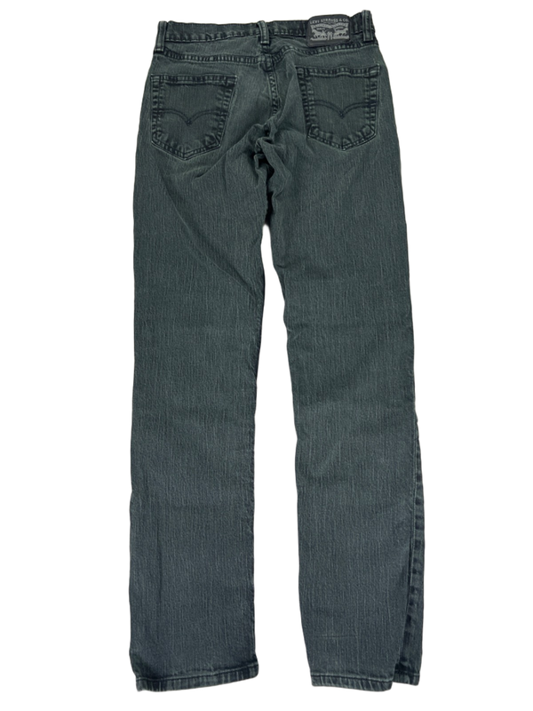 Levi's Men's Black/Green 511 Slim Fit Stretch Denim Jeans - 30x32 image 2