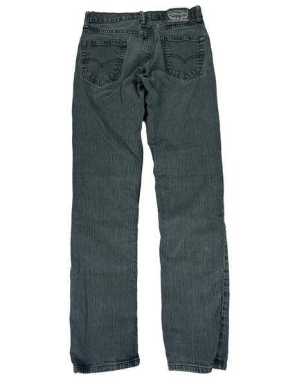 Levi's Men's Black/Green 511 Slim Fit Stretch Denim Jeans - 30x32 image 2