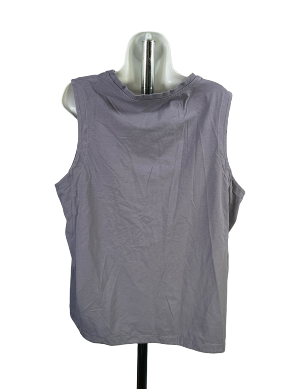 Athleta Women's Gray Effortless Sleeveless Hi-Low Athletic Tank Top - 2X Plus image 2
