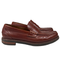 Cole Haan Men's Brown Leather Pinch Prep Slip On Penny Loafers - 8