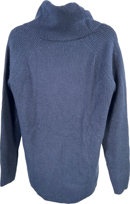 LOFT Women’s Blue Long Sleeve Turtleneck Soft Plush Sweater - XXS image 2