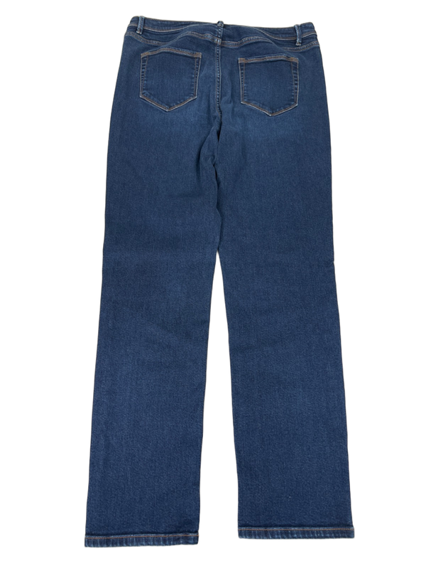 J.Jill Women's Medium Wash High Rise Straight Leg Denim Jeans - 12 image 2