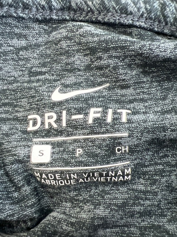 Nike Women's Blue Dri-Fit Long Sleeve Hooded Athletic Shirt - S image 3