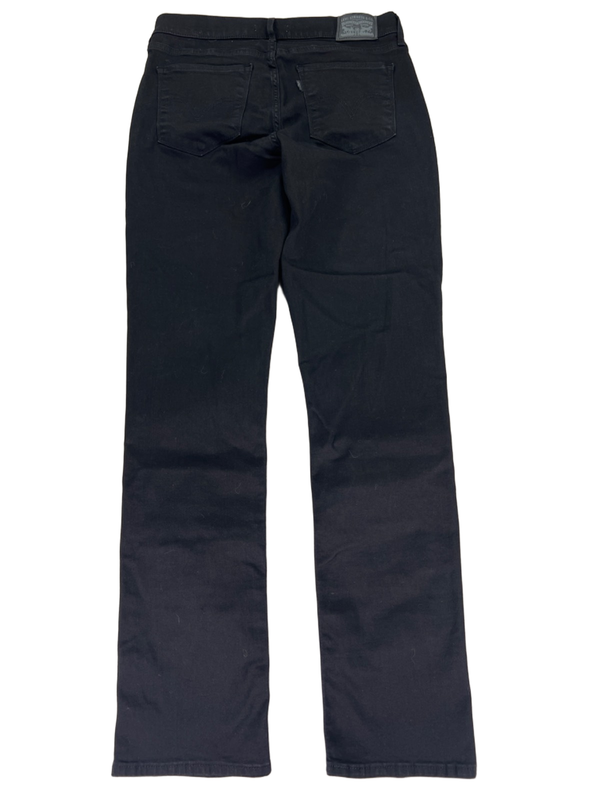 Levi's Women's Black Classic Straight Fit Denim Jeans - 10 image 2