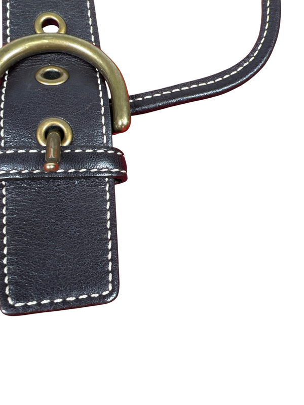 Coach Women's Cherry Red Vintage Soho Suede Small Crossbody Purse image 6