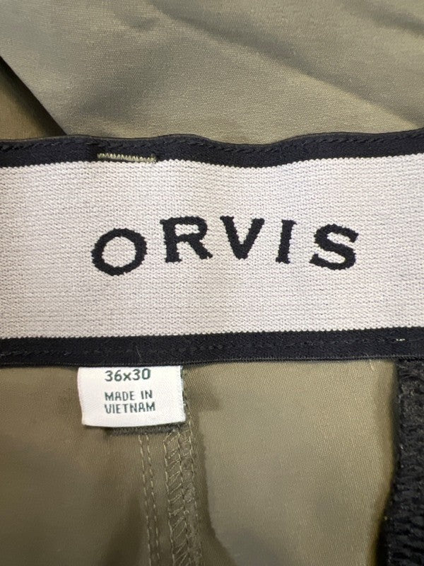 Orvis Men's Green Adventure Stretch Ripstop Water Repellent Pants - 36x30 image 3