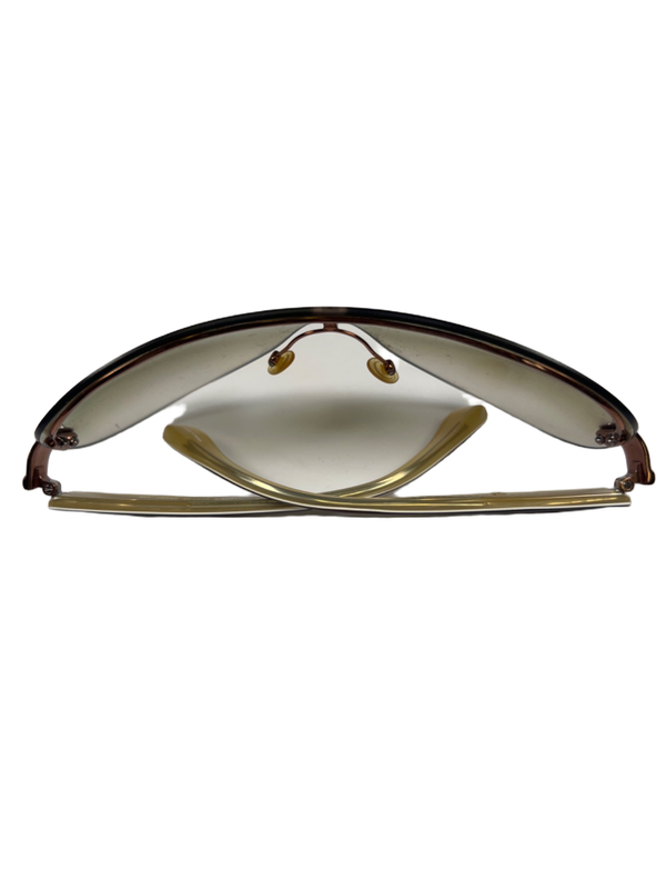 Marc by Marc Jacob Women's Brown Shield Aviator Sunglasses W/ Case image 5
