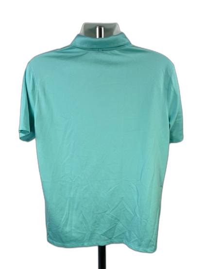 Nike Men's Blue Short Sleeve Standard Fit Active Golf Polo - L image 2