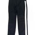 Banana Republic Women's Black/White Stripe Skinny Ankle Dress Pants - 12 Short