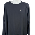 Under Armour Men's Black Loose Fit HeatGear Long Sleeve Athletic Shirt - XXL