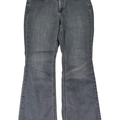 White House Black Market Women's Gray Stretch Bootcut Denim Jeans - 10 Short