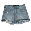 Lucky Brand Women's Light Wash Boyfriend Distressed Denim Jean Shorts - 6/28