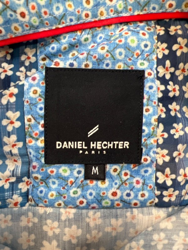 Daniel Hechter Paris Men's Blue Floral Short Sleeve Button Up Shirt - M image 3