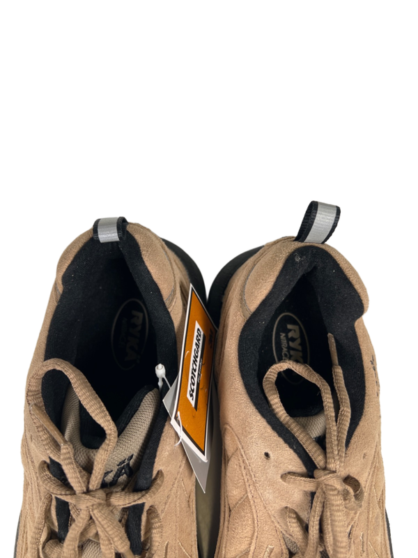 Ryka Women's Beige Sportwalker Scotchlite Leather Suede Sneakers - 10 Wide image 3