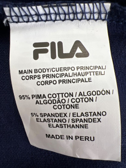 Fila Men's Navy Blue Short Sleeve Polo Shirt - XL image 4