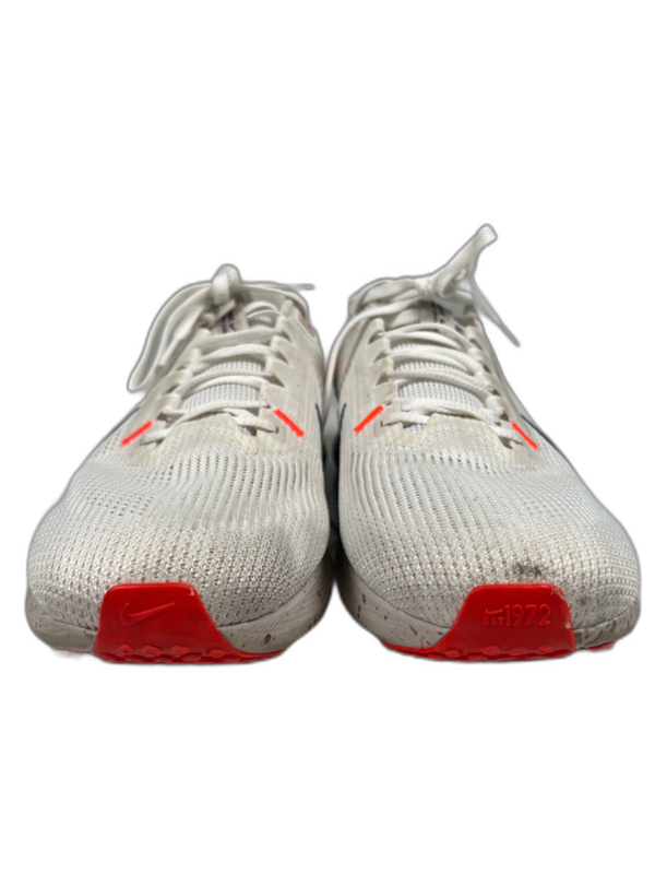 Nike Air Men's White Zoom Pegasus 40 Lace Up Road Running Athletic Shoes - 10.5 image 2