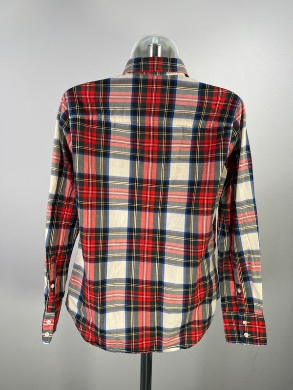 J Crew Women's Multicolor Plaid Button Up Long Sleeve Shirt - 2 image 2