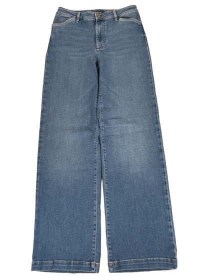 J Jill Women's Medium Wash Full Leg Trouser Denim Jeans - 4