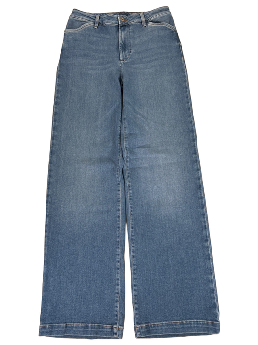 J Jill Women's Medium Wash Full Leg Trouser Denim Jeans - 4