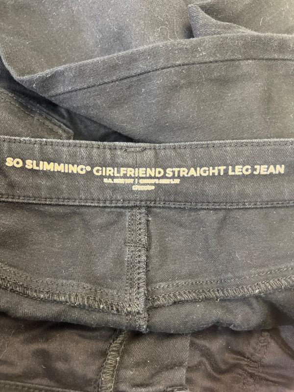 Chico's Women's Black So Slimming Girlfriend Straight Leg Jeans - 1.5/US 10 Tall image 3