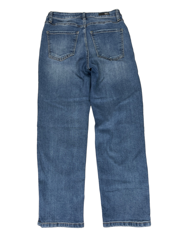 Kut from the Kloth Women's Medium Wash Elizabeth Straight Crop Jeans - 4 image 2