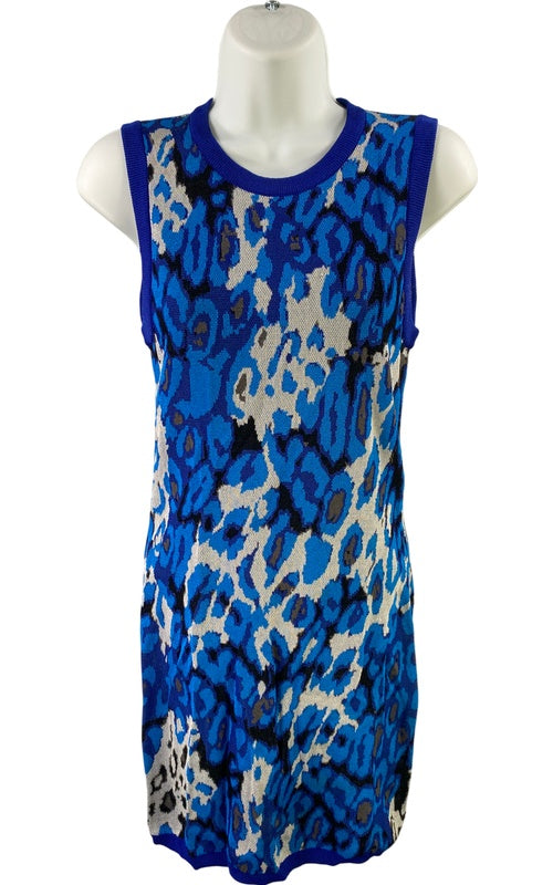 Club Monaco Women’s Blue Sleeveless Short Tank Shift Dress - XS image 2
