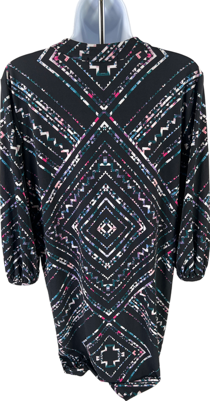 Banana Republic Women’s Black 3/4 Sleeve Short Shift Dress - S image 2