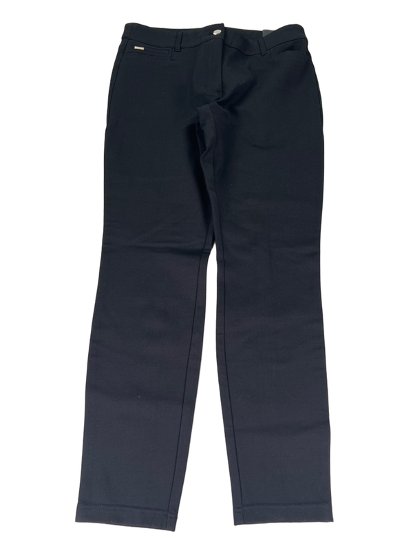 White House Black Market Women's Black Skinny Leg Ponte Pants - 10