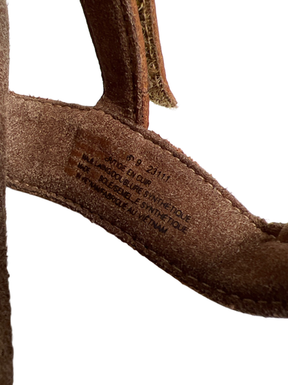 Taos Women's Brown Leather Trophy 2 Strappy Sandals - 9 image 8