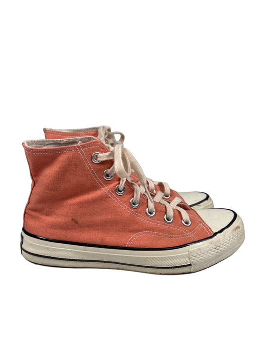 Converse Women's Orange All Star Chuck Taylor High Top Sneakers - 6