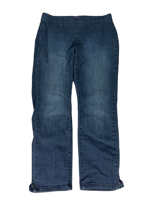 Not Your Daughters Jeans Women's Dark Wash Ankle Pull On Jeans - 8 Petite