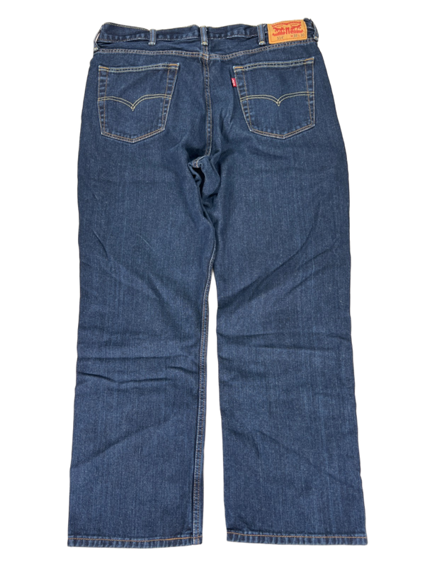 Levi's Men's Dark Wash 514 Straight Fit Denim Jeans - 38x30 image 2