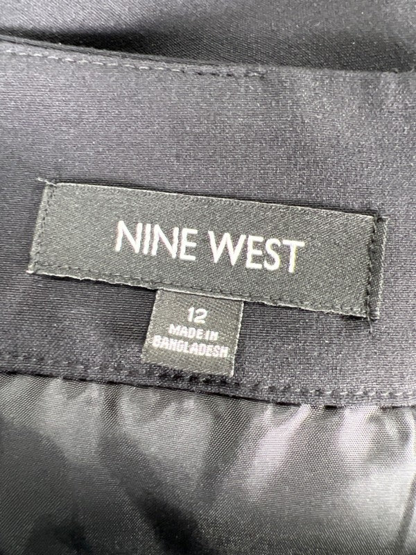 Nine West Women's Black Stretch Mini Pencil Skirt - 12 image 3