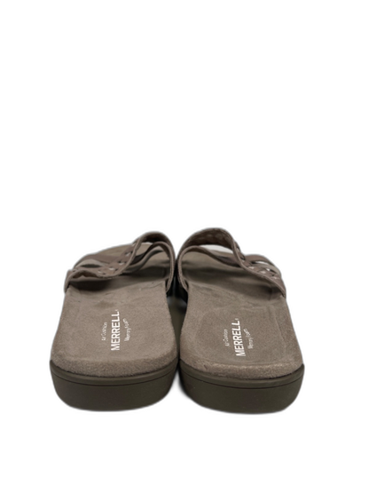 Merrell Women's Gray Moon Strappy Slide On Sandals - 8 image 4