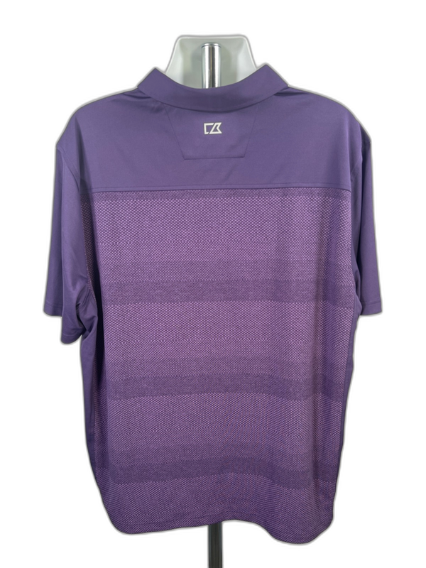Cutter and Buck Men's Purple CB DryTec Short Sleeve Athletic Golf Polo - XXL image 2