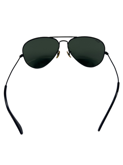 Ray-Ban Unisex Black Vintage Aviator L821 Sunglasses W/ Case image 8