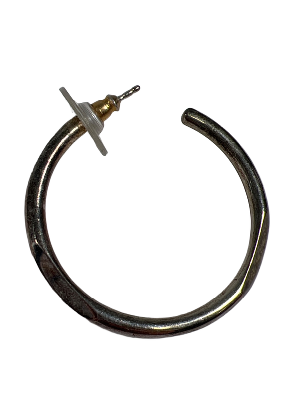 Sheila Fajl Women's Silver Tone Hoop Earrings image 8