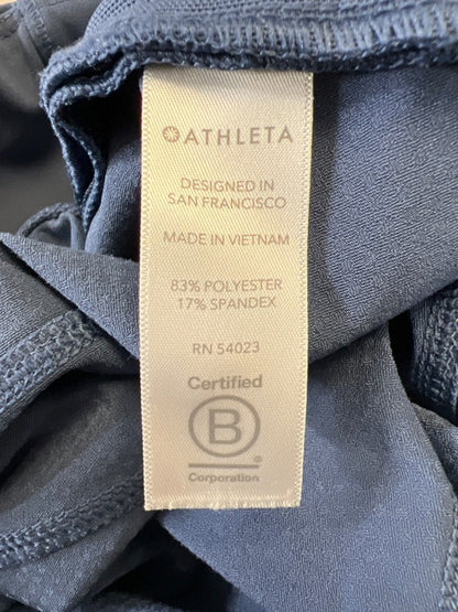 Athleta Women's Blue Pull On Tapered Distance Athletic Jogger Pants - S image 4