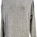 White House Black Market Women’s Gray Long Sleeve Zip Accent Tunic Sweater - S