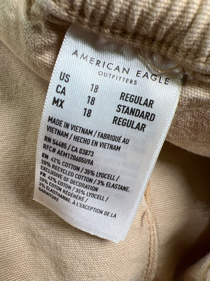 American Eagle Women's Beige Cargo Pocket Pants - 18 image 4