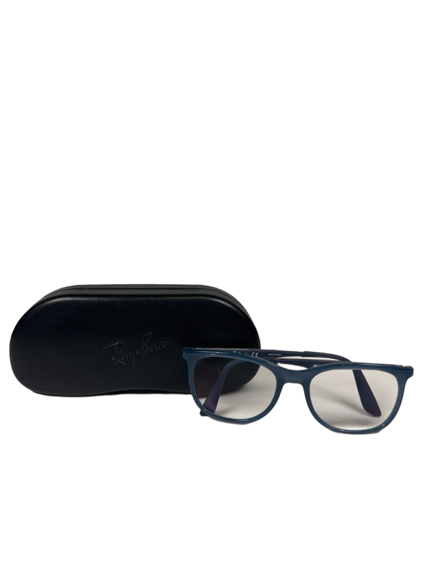 Ray-Ban Men's Blue RB 7078 8019 53-18 Eyeglasses Frames W/ Case