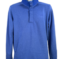 Under Armour Men's Blue Coldgear Quarter Snap Button Golf Jacket - M