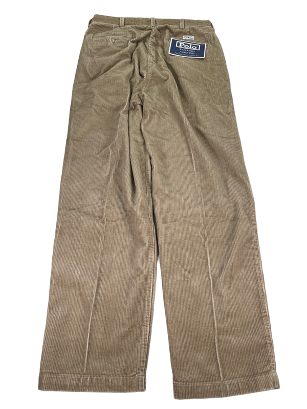 Polo Ralph Lauren Men's Tan Corduroy Classic Fit Andrew Pants - 34x32 image 2