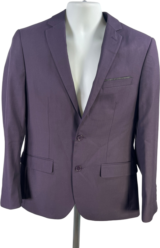 Statement Italy Men’s Purple Blazer Suit Jacket - 40