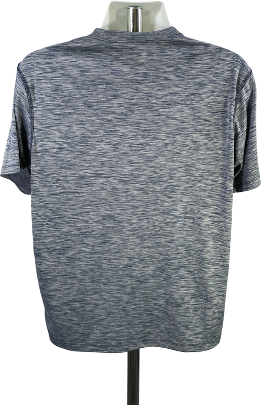 Columbia Men’s Blue Heathered Tech Short Sleeve Athletic T-Shirt - L image 2