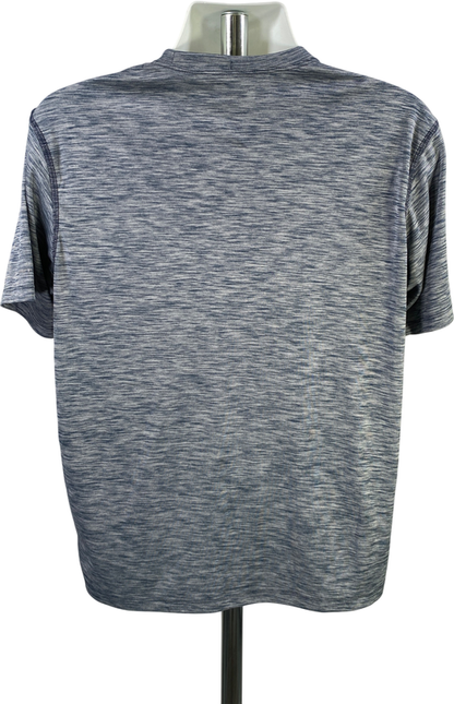 Columbia Men’s Blue Heathered Tech Short Sleeve Athletic T-Shirt - L image 2