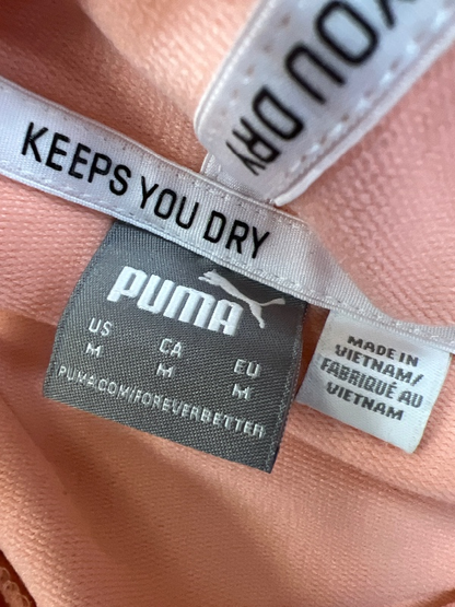 Puma Women's Pink Light Weight Cropped Sweatshirt - M image 3